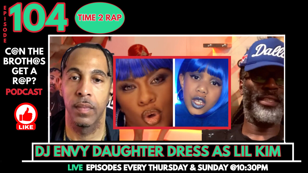 DJ Envy Daughter Dress As Lil Kim For Halloween - Can The Brothas Get A Rap Podcast Episode 104