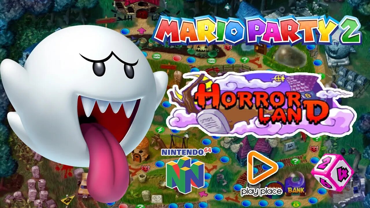 Mario Party 2 - Nintendo 64 / Horror Land