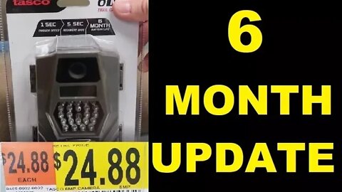 Best Budget Trail Camera - 6 MONTH UPDATE - Tasco 6MP Trail Camera - MUST WATCH