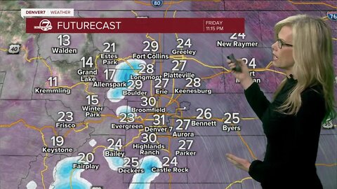 Snow tapering off tonight, more snow next week