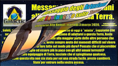 Messaggio degli Arturiani all'Equipaggio sulla Terra5D.