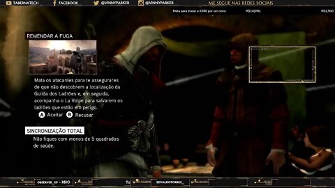 A #lve de hj *Assasssin'S Creed Brotherhood!* Vem pra #live