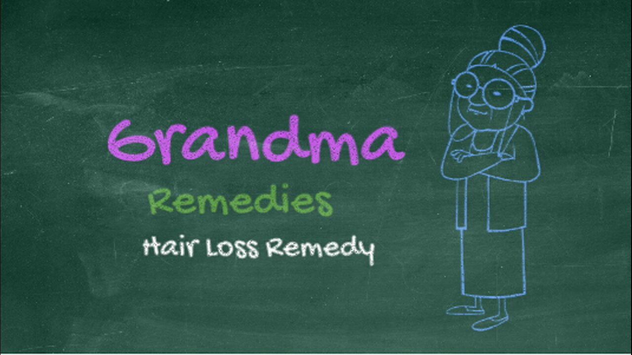 Grandma home remedy for hair loss - fast recovery from hair loss