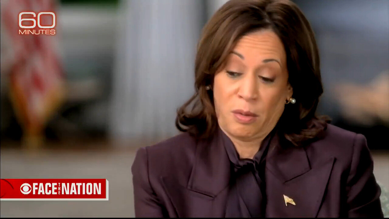 Kamala Trips Over Huge Word Salad And Throws Bibi Under The Bus In '60 Minutes' Interview