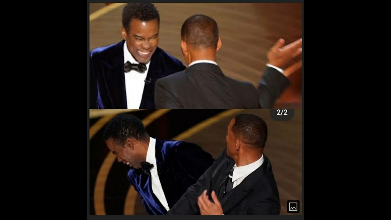 Will Smith Slaps Chris Rock Hard