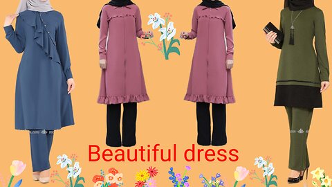 Beautiful woman clothes and modern dress style