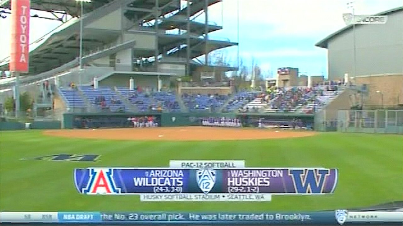 2018 Softball - AZ @ WSH - Game 1