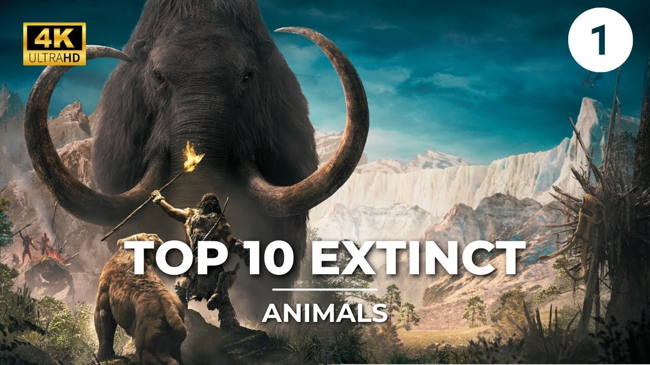 Top 10 Extinct Animals. | No More With Us | Part-1