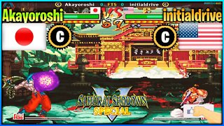 Samurai Shodown V Special (Akayoroshi Vs. initialdrive) [Japan Vs. U.S.A]