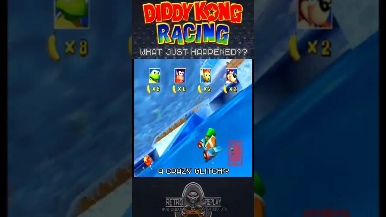 #Diddy #Kong #Racing Crazy #glitch #nintendo #dk