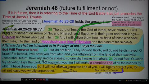 Jeremiah 46 future or not