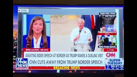 Unbelievable!! CNN censoring Trump again at the border watch