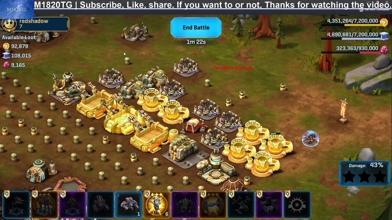 Star Wars Commander | #M1820TG #starwarscommander