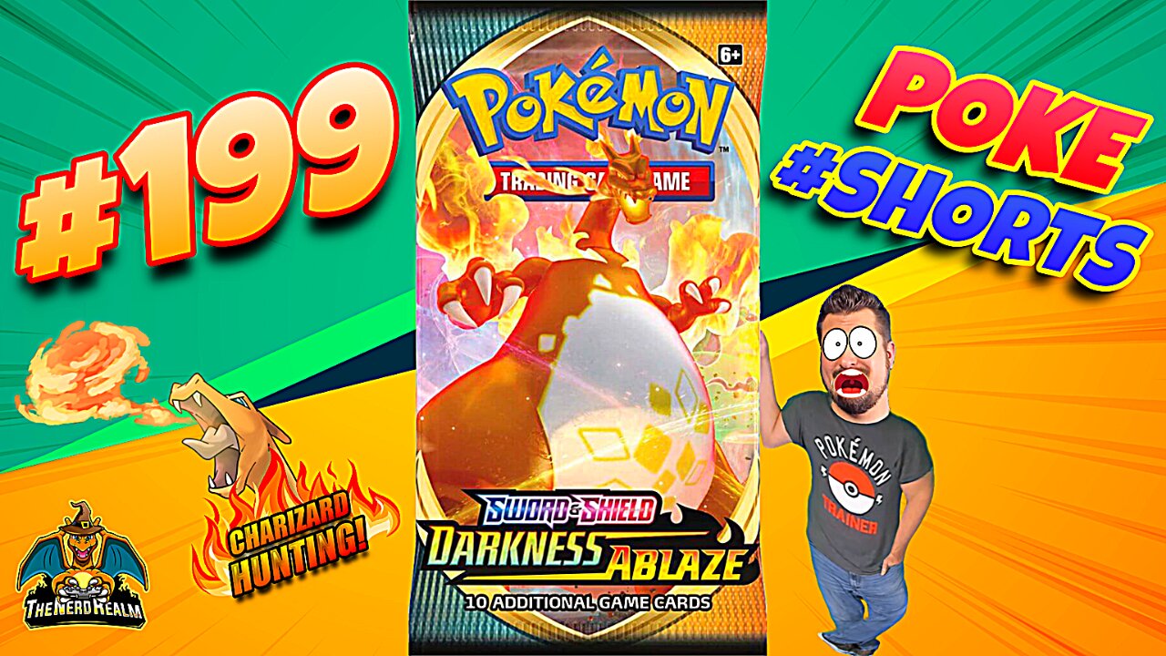 It Was Pulled! Poke #Shorts #199 | Darkness Ablaze | Charizard Hunting | Pokemon Cards Opening