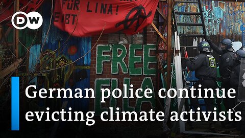 Police in Lützerath, Germany continues to remove climate protesters.