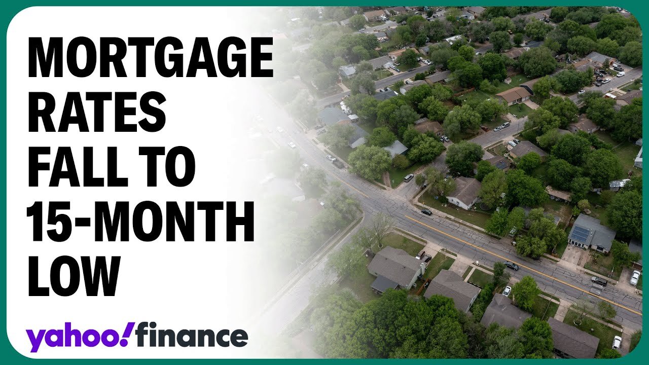 Mortgage rates fall to 15-month low ahead of Fed's rate cuts