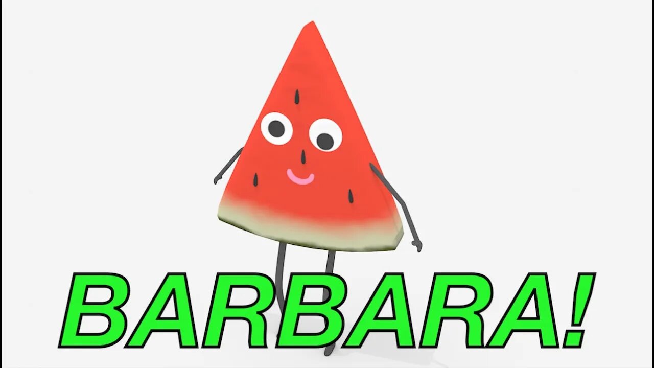 Happy Birthday BARBARA! - WATERMELON Birthday Song