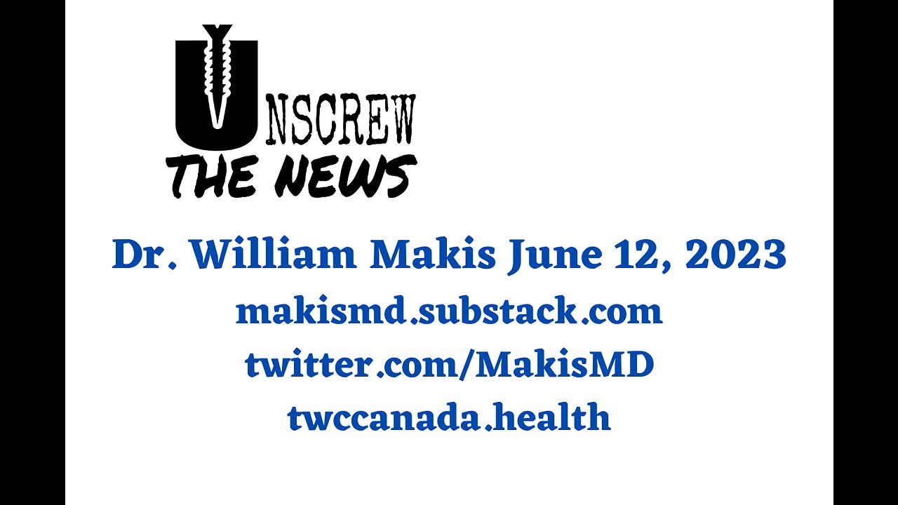 "Health" Corruption Exposed with Dr. William Makis MD