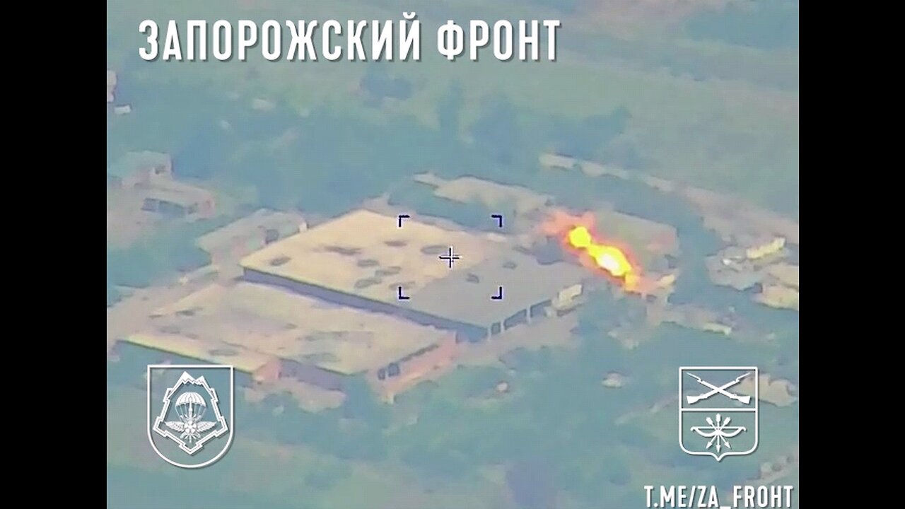 Russian Air Force and artillery operations from Army Special Forces Osman in Zaporozhye direction