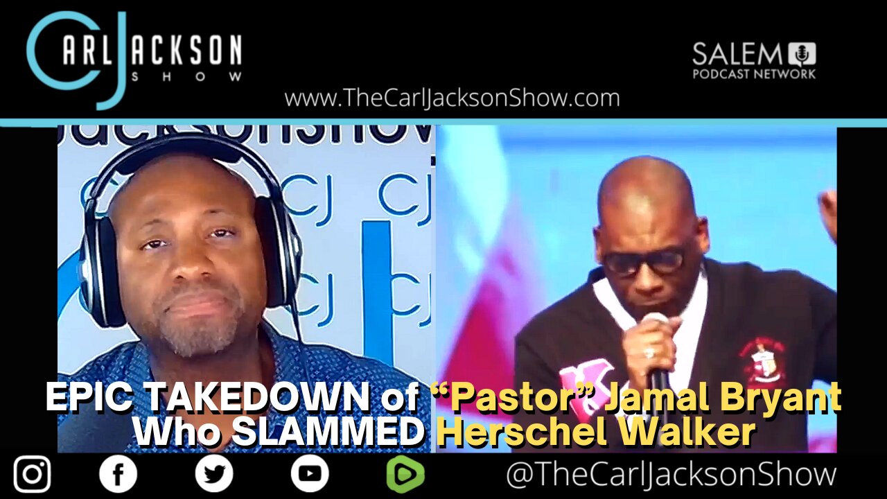 EPIC TAKEDOWN of “Pastor” Jamal Bryant Who SLAMMED Herschel Walker