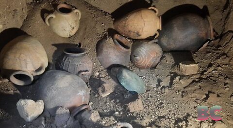 Italian archaeologists open 2,600-year-old tomb for first time, find wealthy family’s treasures