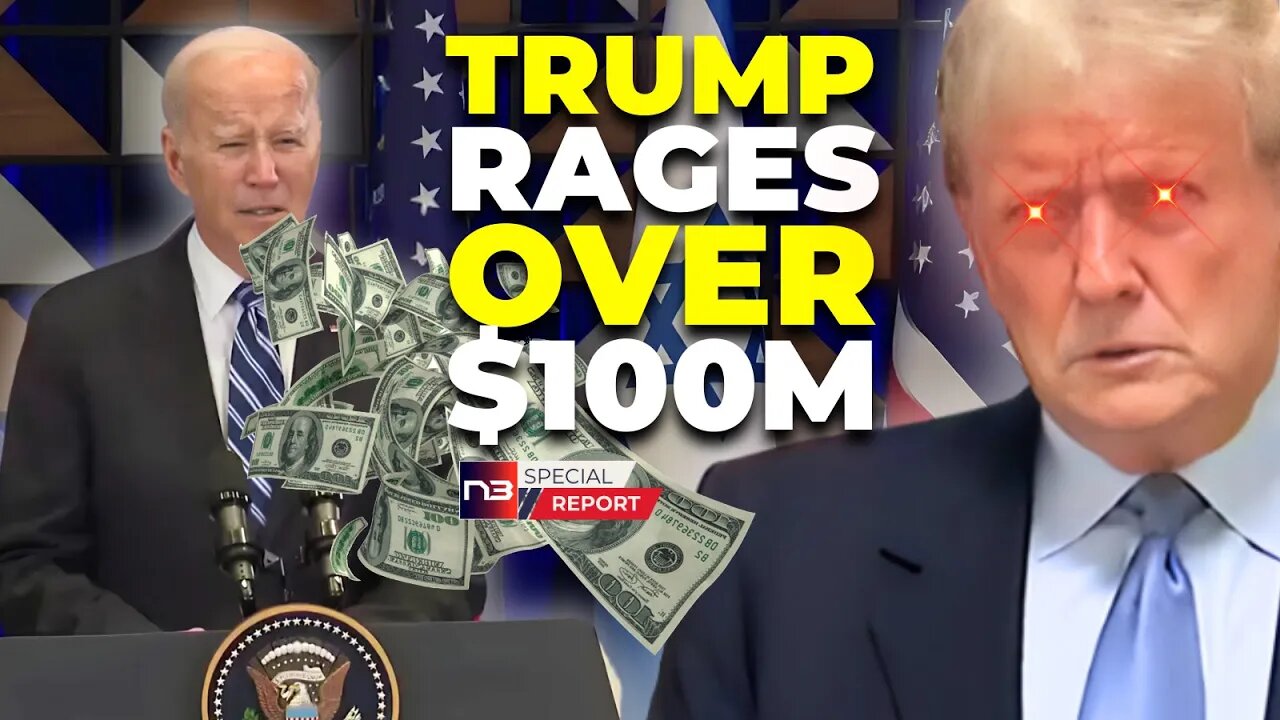 Watch Trump Blast Biden over $100M Palestinian Aid Amid Soaring Tensions