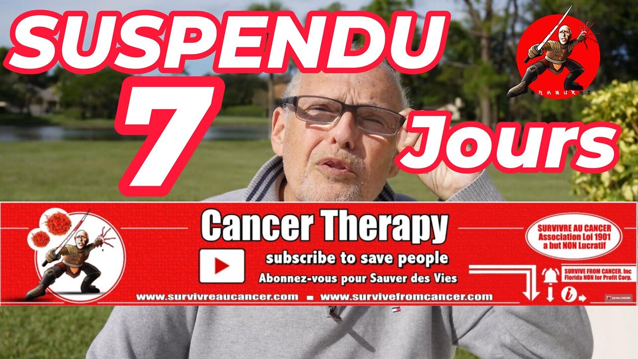 YouTube, Cancer Therapy interdite pour 7 Jours!