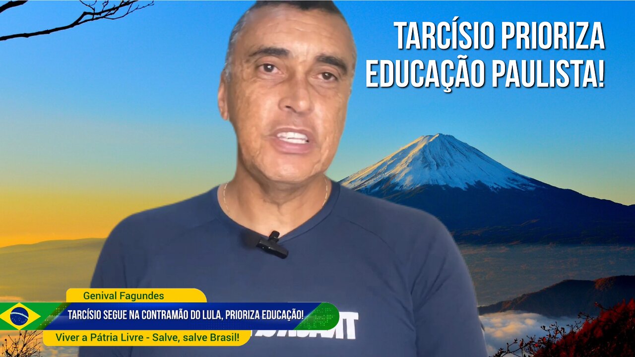 Na contramão de Lula, Tarcísio prioriza investir em educação. Boa governador!