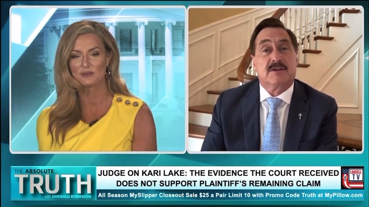 MIKE LINDELL JOINS THE ABSOLUTE TRUTH Judge rules against Kari Lake-trial / signature verification