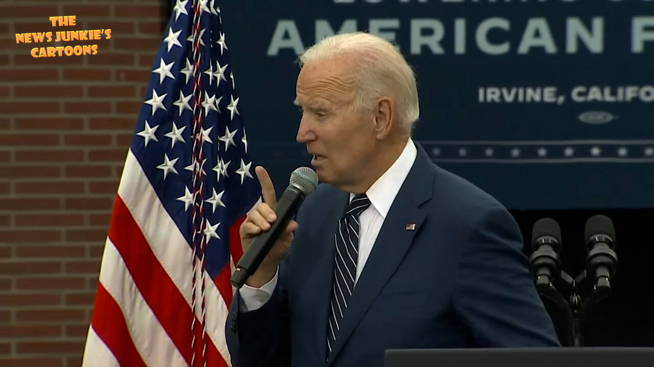 Biden: "This is the United States of America... no... not a joke."