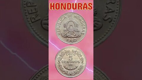 Honduras 5 Centavos 1980.#shorts #education #coinnotesz