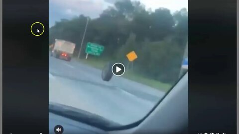 Always Be Ready For The Unexpected - Tire On The Roadway Can Be Dangerous