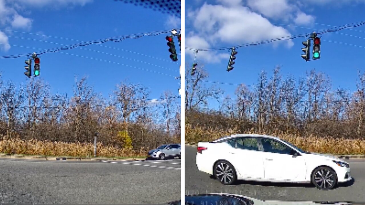 Dashcam Capture The Moment A Jaw-Dropping Near Miss Occurs