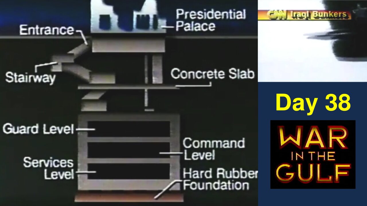 Vintage CNN - Iraq War Day 38 - News Hour - Feb23-91 (11:30PM EST)