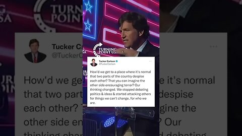 Tucker Carlson Explains Why America is Failing