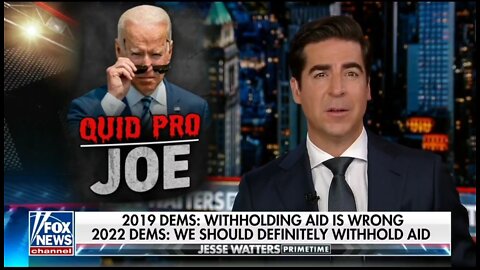 Dems Impeached Trump For What Biden Is Currently Doing: Watters