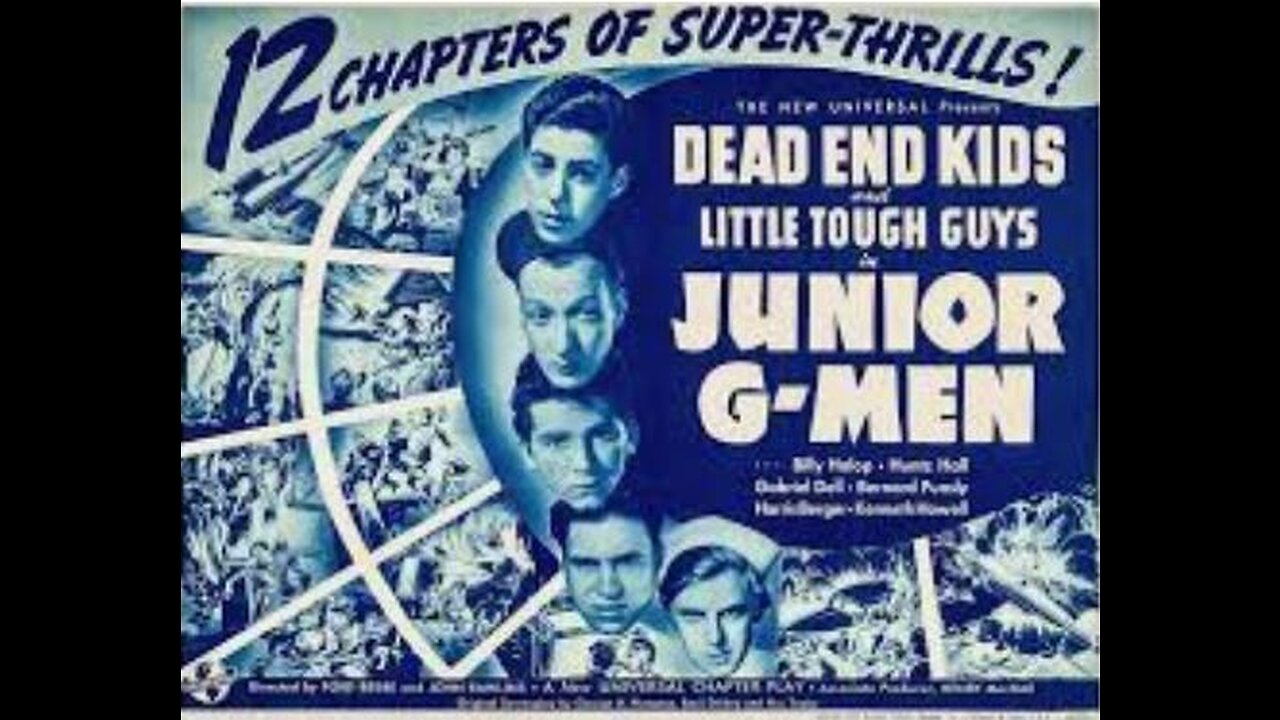 JUNIOR G-MEN (1940)--a colorized 12-chapter serial in one video.