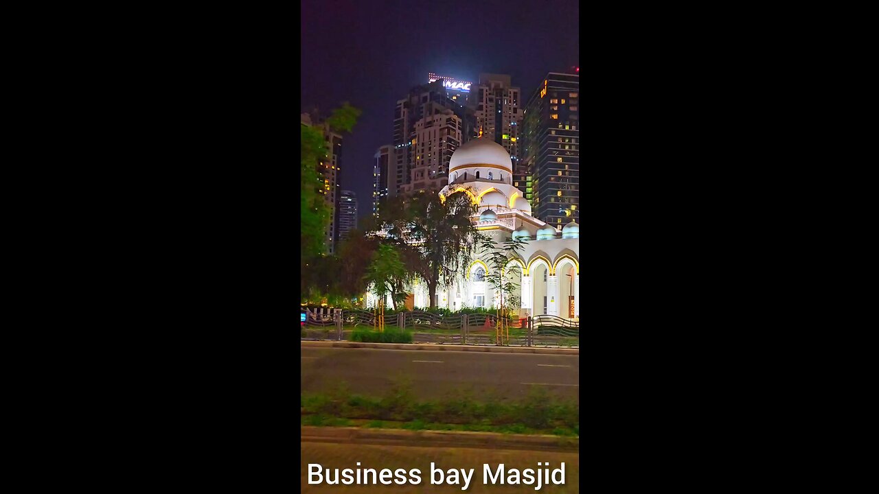 beautiful masjid in dubai business bay