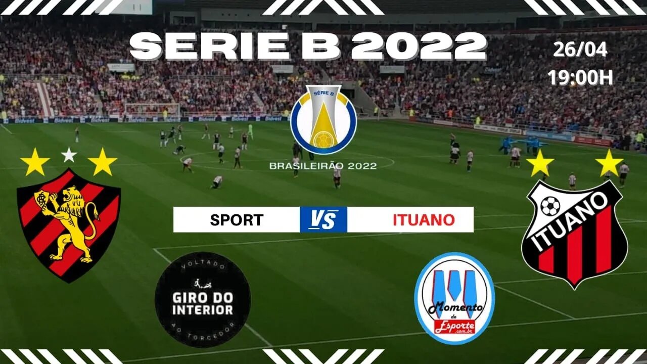 JOGO AO VIVO SPORT x ITUANO