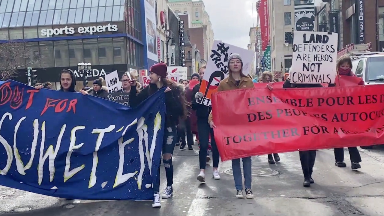 March in support of WetSuWeTen