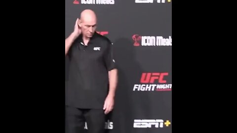 UFC official caught staring at Brogan Walker