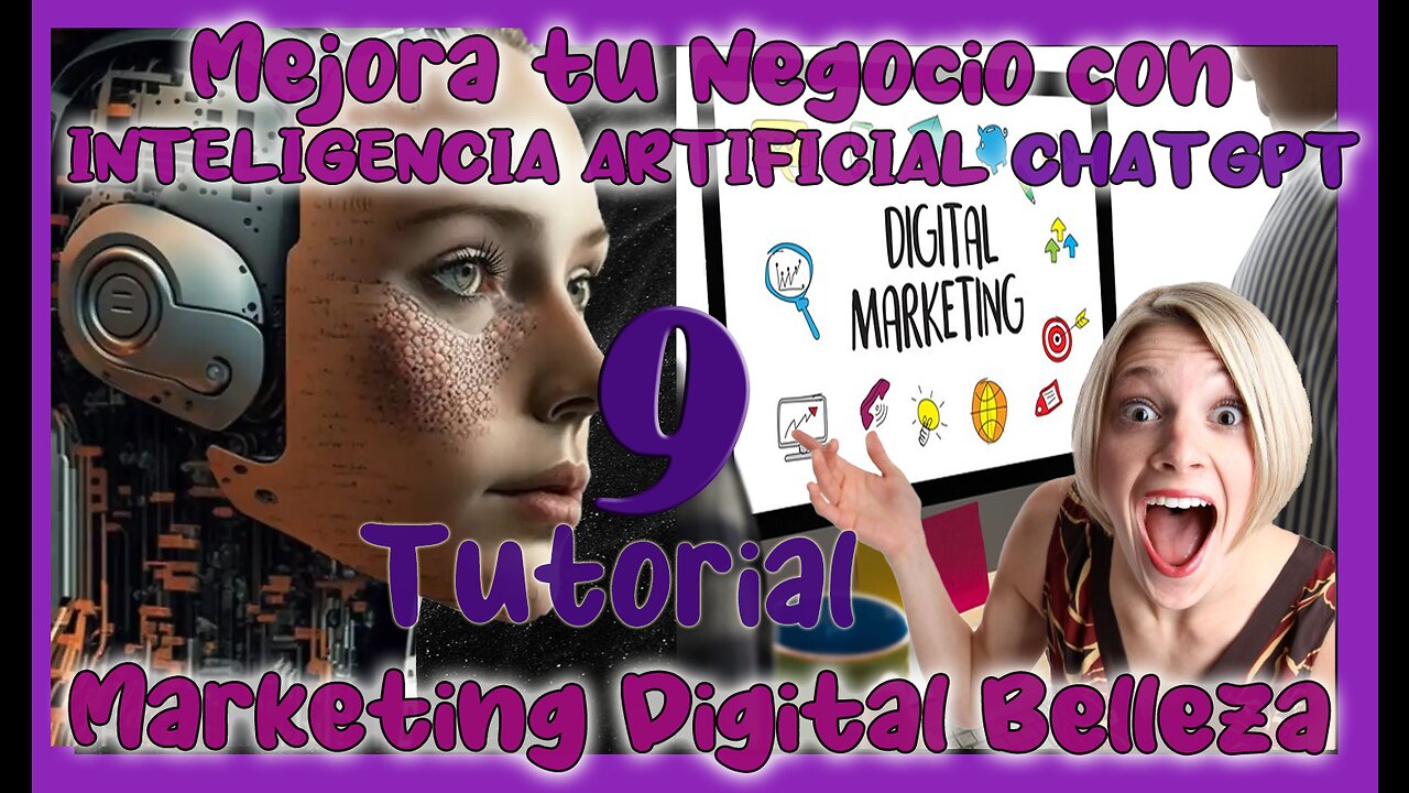 🆕 Cómo mejorar tu Negocio con INTELIGENCIA ARTIFICIAL ChatGPT ✅ Marketing Digital ✅ Tutorial 9