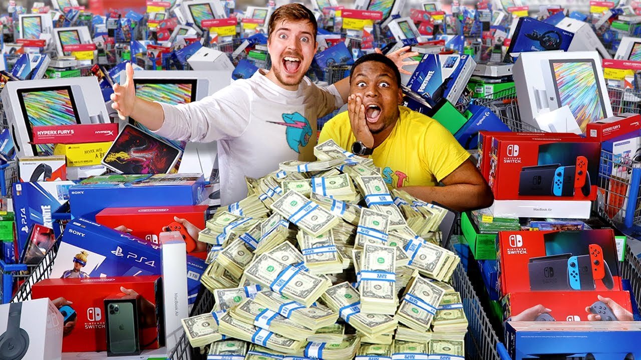 Spending $1000000 in 24 hour Mrbeast