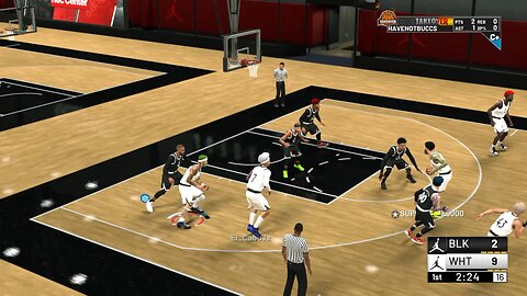 NBA 2k stepped over him