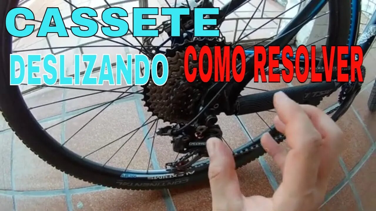 Cassete deslizando - como resolver