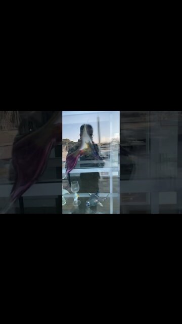 유리잔 유리아트 동물 컵 예술품