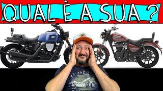 A Keeway K light 250 é melhor que a ROYAL ENFIELD METEOR 350? QUAL É A SUA?