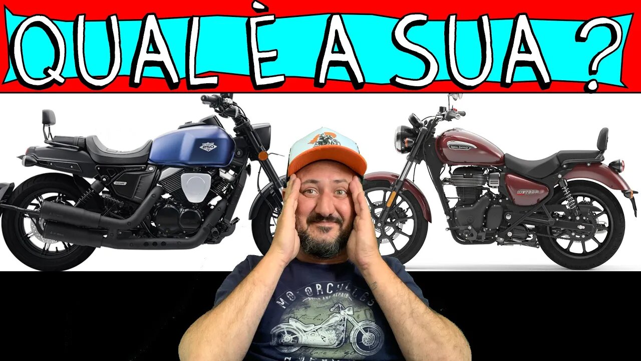 A Keeway K light 250 é melhor que a ROYAL ENFIELD METEOR 350? QUAL É A SUA?