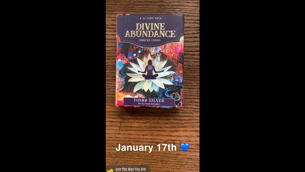January 17th oracle card: worth