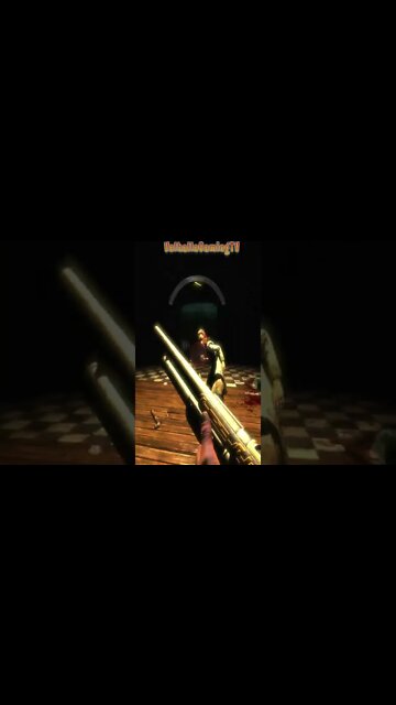 Creepy Shotgun Trap In Bioshock